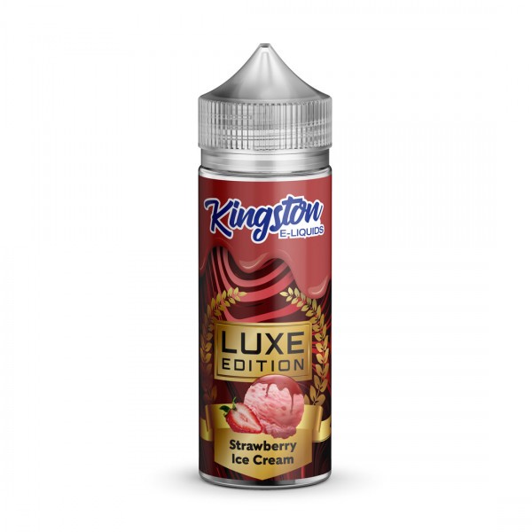 Strawberry Ice Cream Luxe Edition By Kingston 100ML E Liquid 70VG Vape 0MG Juice