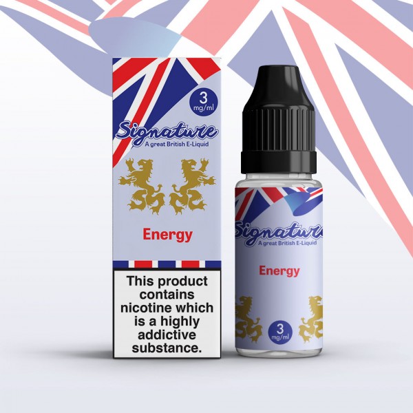 Energy by Signature 10 x 10ML E liquid 50VG Vape 3/6/12/18MG Juice