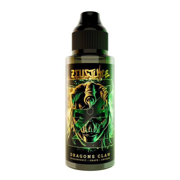 Dragons Claw By Zeus Juice 100ML E Liquid 70VG Vape 0MG Juice