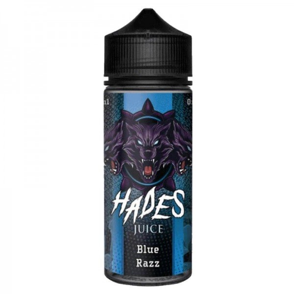 Blue Razz By Hades 100ML E Liquid 70VG Vape 0MG Juice Shortfill