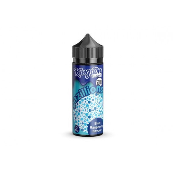 Blue Raspberry Gazillions By Kingston 100ML E Liquid 50VG/50PG Vape 0MG Juice