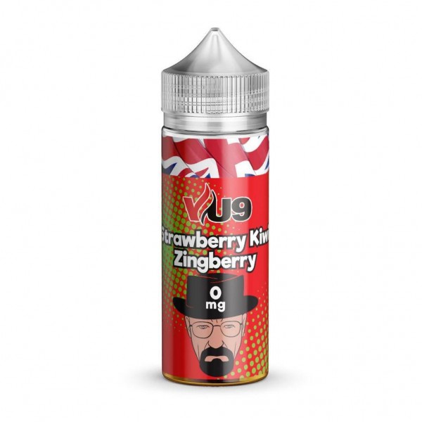 Strawberry Kiwi Zingberry By VU9 100ML E Liquid 70VG Vape 0MG Juice