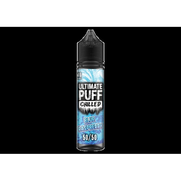 Blue Raspberry Chilled by Ultimate Puff, 50ML E-liquid, 0MG Vape, 50VG Juice