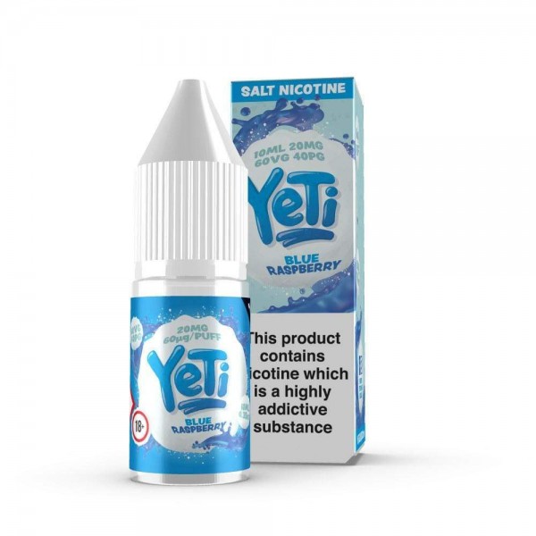 Blue Raspberry By Yeti Nic Salt 10ML E Liquid 10MG/20MG Vape 60VG Vape Multibuy