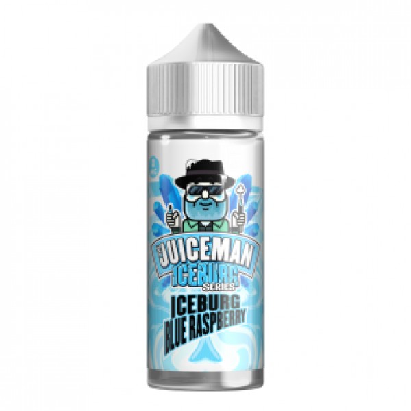 Blue Raspberry By The Juiceman Iceburg 100ML E Liquid 50VG Vape 0MG Juice