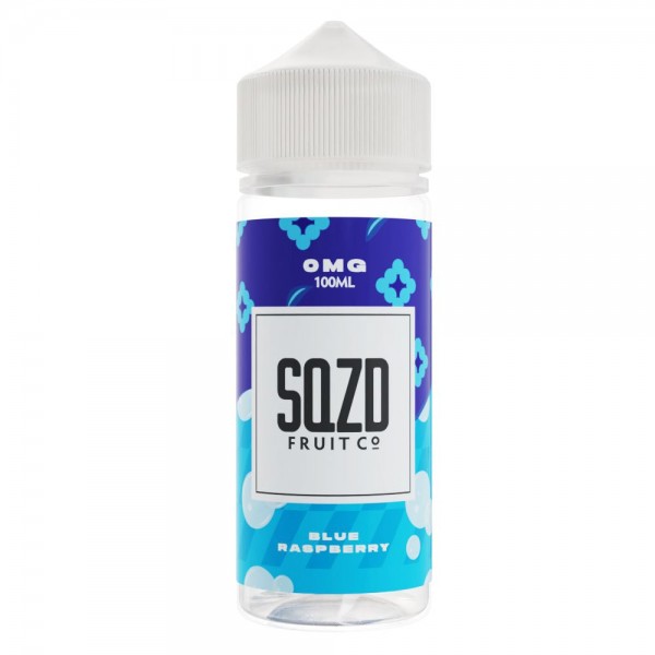 Blue Raspberry by SQZD Fruit Co. 100ML E-Liquid, 0MG Vape 70VG/30PG Juice