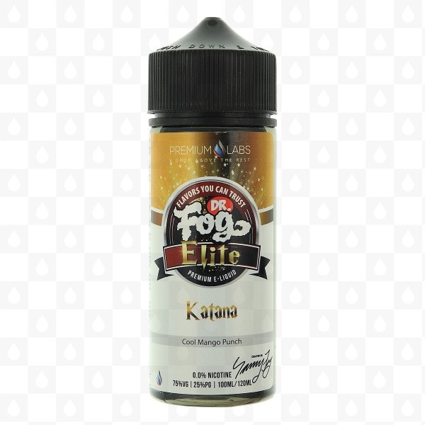 DR FOG KATANA ELITE 100ML SHORTFILL 75VG E LIQUID JUICE VAPE