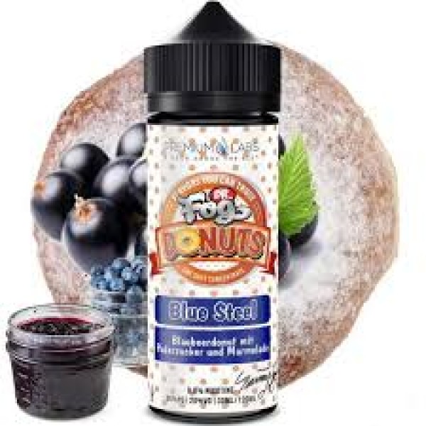 DR FOG DONUT BLUE STEEL 100ML SHORTFILL 75VG E LIQUID JUICE VAPE