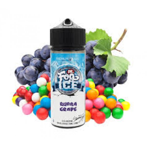 DR FOG BUBBA GRAPE ICE SERIES 100ML SHORTFILL 75VG E LIQUID JUICE VAPE