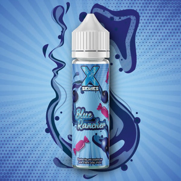 BLUE RANCHER BY X-SERIES E-LIQUID 50ML SHORTFILL E LIQUID 70VG VAPE