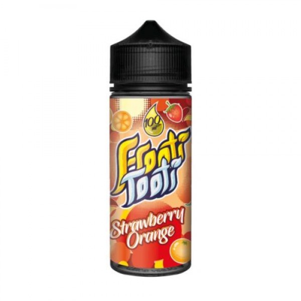 STRAWBERRY ORANGE E LIQUID BY FROOTI TOOTI 100ML SHORTFILL 70VG VAPE