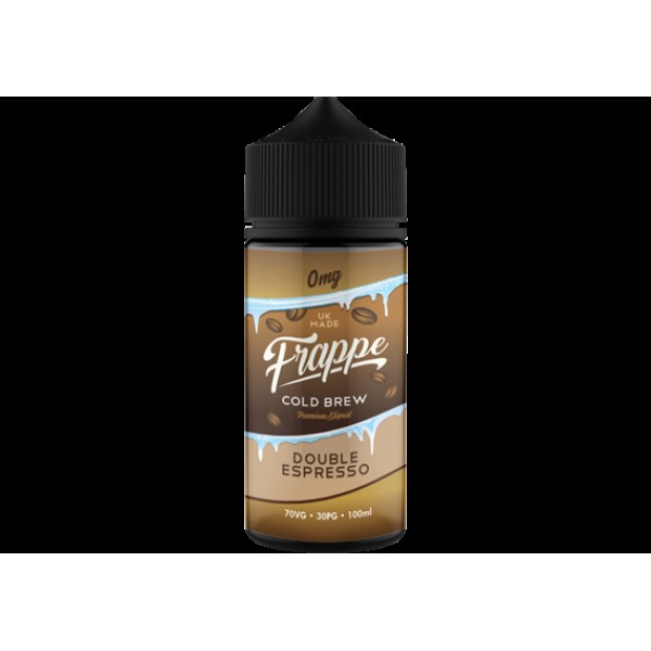 Double Espresso By Frappe 100ML E Liquid 70VG Vape 0MG Juice