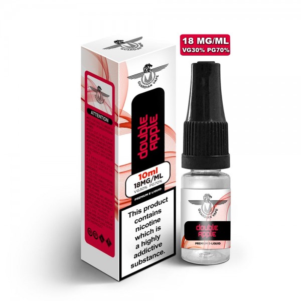 Double Apple by Guardian Vape 20 x 10ML E Liquid 30VG Vape 3/6/12/18MG Juice