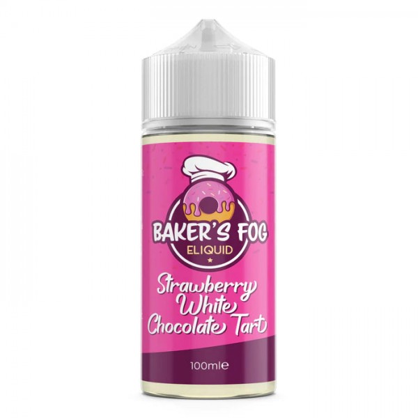 Strawberry White Chocolate Tart By Baker's Fog 100ML E Liquid 70VG Vape 0MG Juice