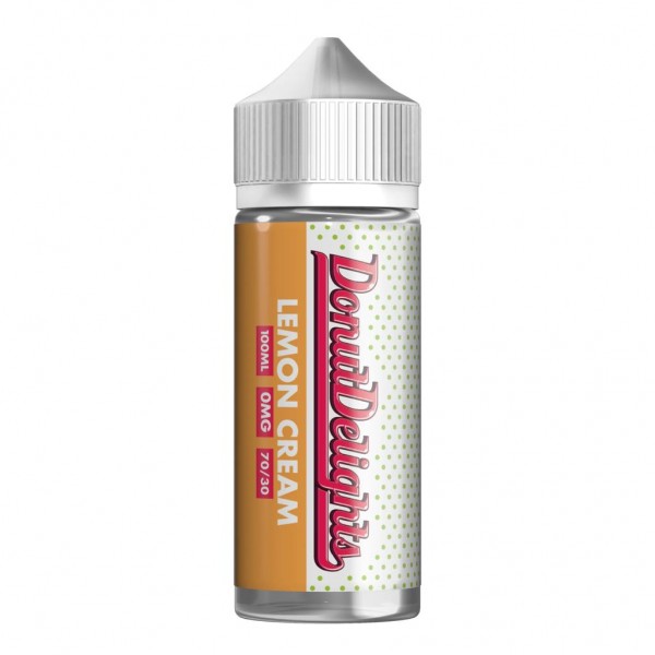 Donut Delights - Lemon Cream 100ML E Liquid 70VG Vape 0MG Juice