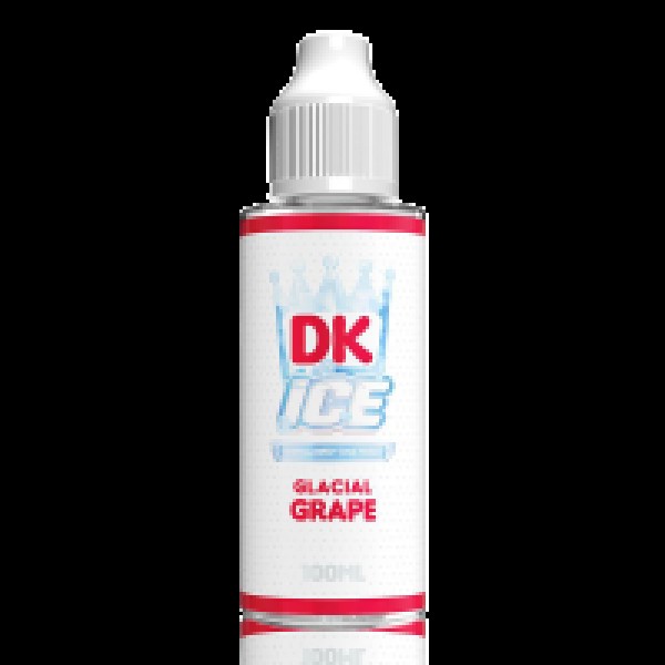 DK Ice Glacial Grape by Donut King. 70VG/30PG E-liquid, 0MG Vape, 100ML Juice