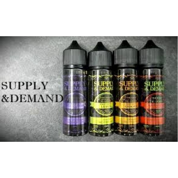 Supply and Demand Blackcurrant Ice 100ml E Liquid Shortfill 70VG Vape