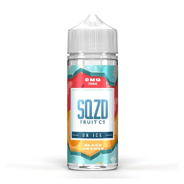 Blood Orange On Ice by SQZD Fruit Co. 100ML E-Liquid, 0MG Vape 70VG/30PG Juice