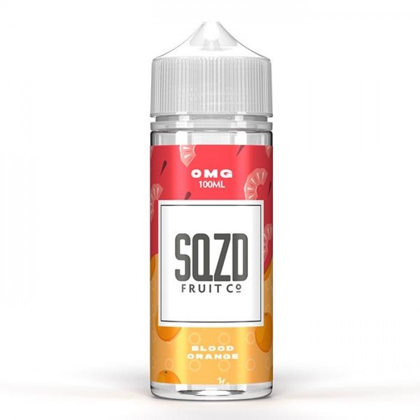 Blood Orange by SQZD Fruit Co. 100ML E-Liquid, 0MG Vape 70VG/30PG Juice