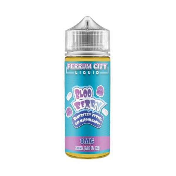 Bloo Berry By Ferrum City 100ML E Liquid 70VG Vape 0MG Juice