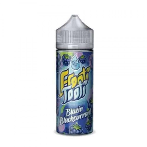 BLAZIN BLACKCURRANT E LIQUID BY FROOTI TOOTI 100ML SHORTFILL 70VG VAPE