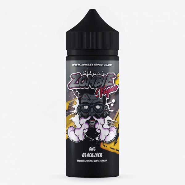 Blackjack By Zombie Vapes, 50ML E Liquid, 70VG Vape, 0MG Juice