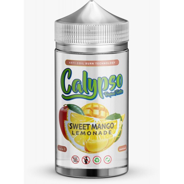 Sweet Mango Lemonade by Calypso, 200ML E Liquid, 70VG Vape, 0MG Juice