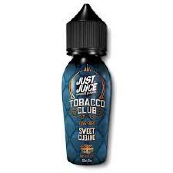 Sweet Cubano Tobacco Club By Just Juice 50ML E Liquid 70VG Vape 0MG Juice