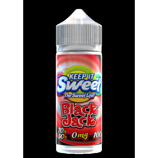 Blackjack - Keep It Sweet 100ml E-liquid Juice 70VG Vape