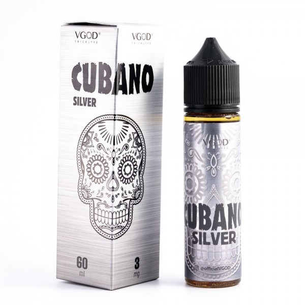 Cubano Silver By Vgod 50ML E Liquid 70VG Vape 0MG Juice
