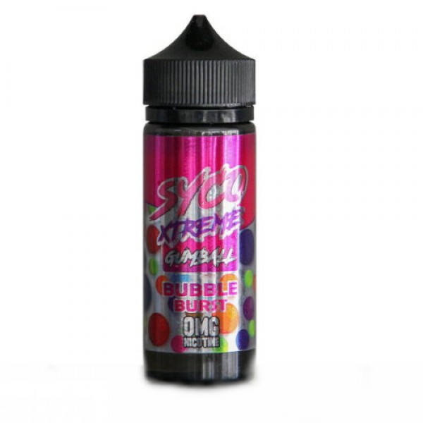 SYCO XTREME GUMBALL BUBBLE BURST 100ML SHORTFILL E LIQUID 80VG VAPE