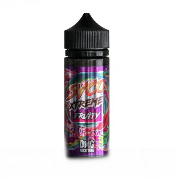 SYCO XTREME FRUITY BLU VIM 100ML SHORTFILL E LIQUID 80VG VAPE