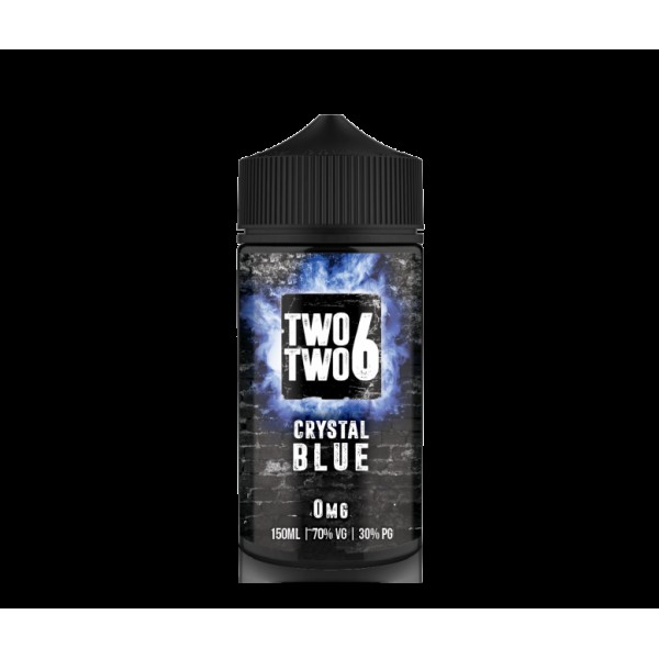 Crystal Blue by TWO TWO 6 (226) 150ML E Liquid 70VG Vape 0MG Juice
