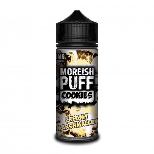 CREAMY MARSHMALLOW – MOREISH PUFF COOKIES 100ML SHORTFILL E LIQUID 70VG VAPE