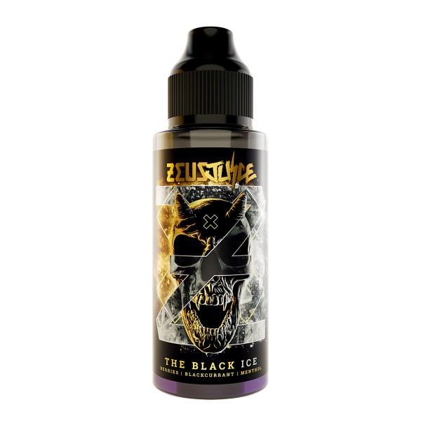 The Black Ice By Zeus Juice 100ML E Liquid 70VG Vape 0MG Juice