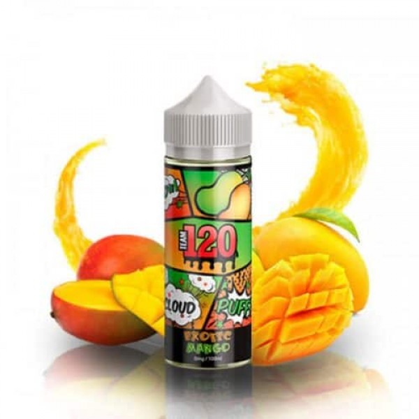 TEAM 120 – EXOTIC MANGO 100ML SHORTFILL E Liquid 70VG VAPE