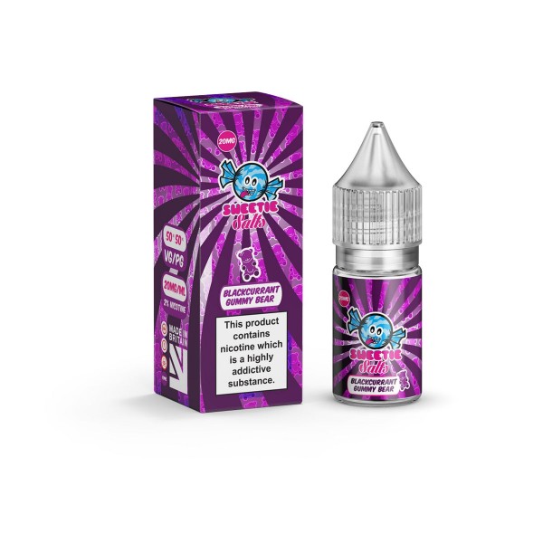 Blackcurrant Gummy Bear by Slushie Salt Nic Salts 10ML E Liquid 10MG/20MG Vape 50VG Juice