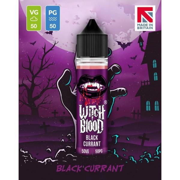 Blackcurrant By Witch Blood 50ML E Liquid 50VG Vape 0MG Juice