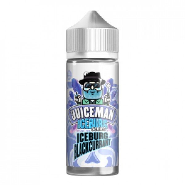 Blackcurrant By The Juiceman Iceburg 100ML E Liquid 50VG Vape 0MG Juice