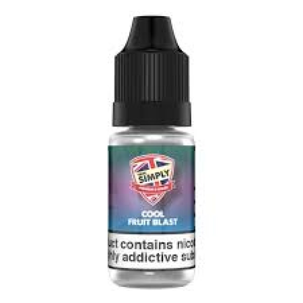 Cool Fruit Blast By Vape Simply 10ML E Liquid 50VG/50PG Vape Juice | All Strengths Available