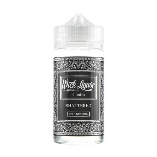 Contra Shattered By Wick Liquor 150ML E Liquid 80VG Vape 0MG Juice *Genuine*