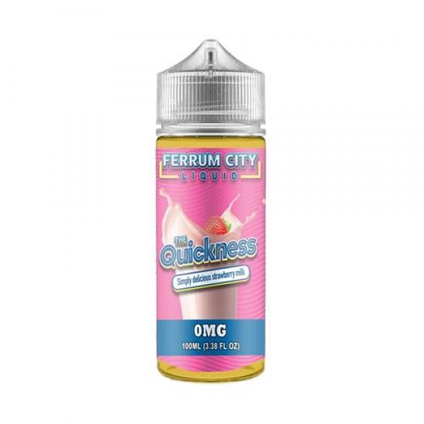 The Quickness By Ferrum City 100ML E Liquid 70VG Vape 0MG Juice