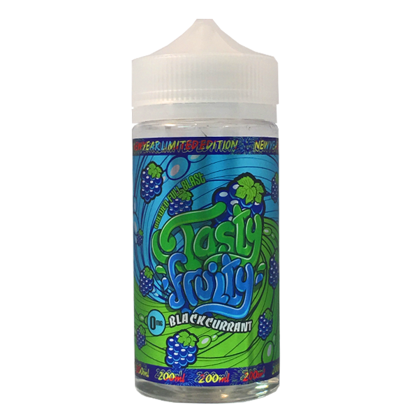 Blackcurrant 200ML 70VG/30PG By Tasty Fruity. Premium E-liquid Vape Juice