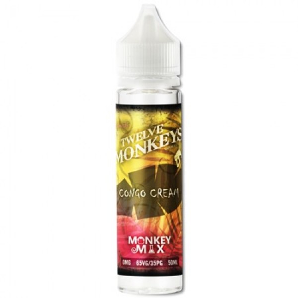 CONGO CREAM E-LIQUID BY TWELVE 12 MONKEYS SHORTFILL 65VG 50ML 0MG