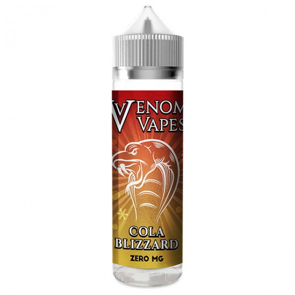 Cola Blizzard By Venom Vapes 50ML E Liquid 80VG Vape 0MG Juice