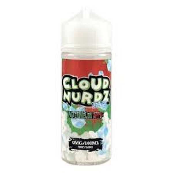 CLOUD NURDZ WATERMELON APPLE ICED 100ML E LIQUID SHORTFILL 70VG JUICE