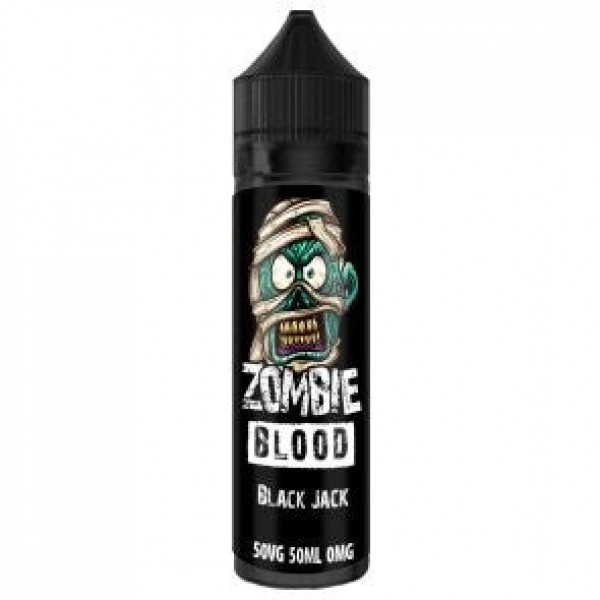 Black Jack By Zombie Blood 50ML E Liquid 50VG Vape 0MG Juice