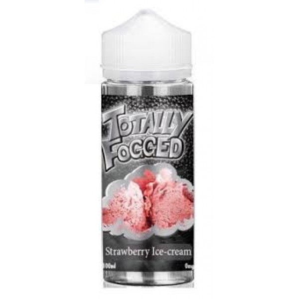 TOTALLY FOGGED Strawberry Ice Cream 100ML E LIQUID JUICE 70VG SHORTFILL VAPE