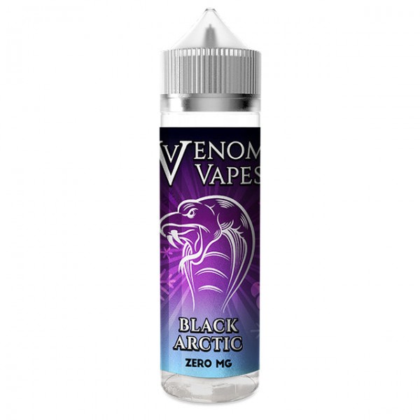 Black Arctic By Venom Vapes 50ML E Liquid 80VG Vape 0MG Juice