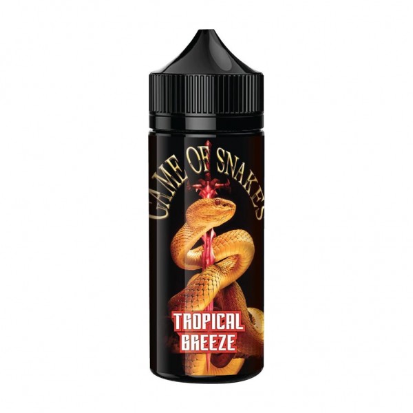 Tropical Breeze By Game Of Snakes 100ML E Liquid 70VG Vape 0MG Juice